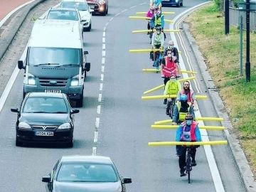 Campagne de sensibilisation Respecter les cyclistes 🚴‍♀️
L'objectif est d'attirer l'attention sur la distance appropriée entre un cycliste et une voiture....